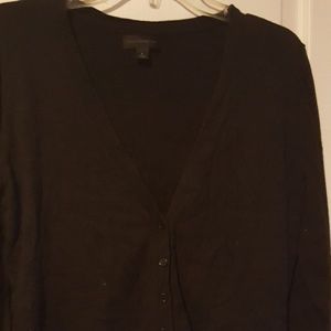 Black Button Down Cardigan